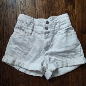Banana Republic High Waist White Shorts
